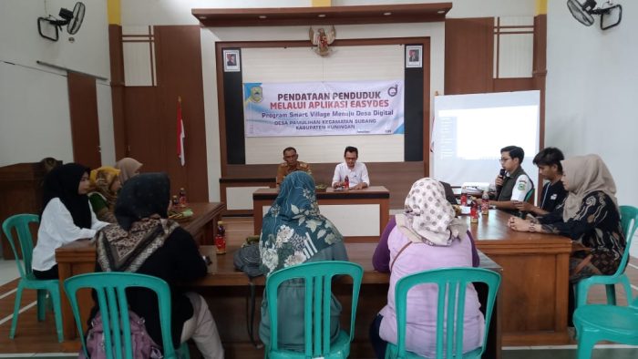 PELATIHAN PENDATAAN PENDUDUK DESA PAMULIHAN SUBANG KUNINGAN